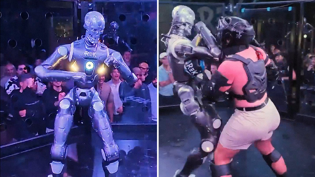 Primer combate BRUTAL entre un humano y un robot al estilo Terminator