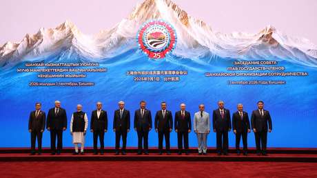 VIDEO: Líderes de los países de la Organización de Cooperación de Shanghái posan para una foto grupal conmemorativa