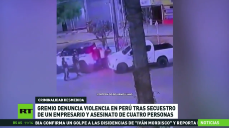 Gremio denuncia violencia en Perú tras secuestro de un empresario y asesinato de cuatro personas