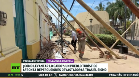¿Cómo levantar lo caído?: un pueblo turístico en Colombia afronta repercusiones devastadoras tras el sismo