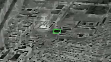 VIDEO: Drones rusos propulsados a reacción destrozan un centro logístico cerca de Kiev
