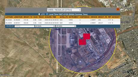 Supuesto incendio en una base militar de EE.UU. en Irak tras la represalia de Irán (IMÁGENES SATELITALES)