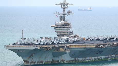 La deslucida apariencia del USS Abraham Lincoln al tocar puerto tras su despliegue récord en Oriente Medio
