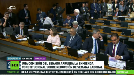 Una comisión del Senado brasileño aprueba la enmienda constitucional sobre reducción de semana laboral