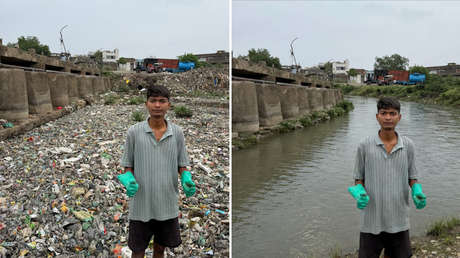 De vertedero a río limpio: un joven indio transforma un río él solo (VIDEO)