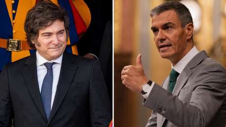 "Más sucio que una papa": Milei lanza un feroz ataque contra Pedro Sánchez