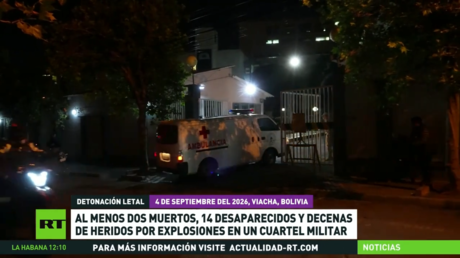 Al menos dos muertos, 14 desaparecidos y decenas de heridos por explosiones en un cuartel militar en Bolivia