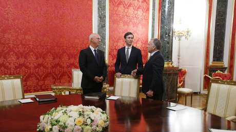 Las primeras imágenes tras la reunión de Putin con Witkoff y Kushner