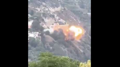 VIDEO: Israel ataca el sur del Líbano tras el lanzamiento de dos drones por Hezbolá