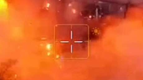 VIDEO: Rusia golpea un puesto subterráneo de control de drones