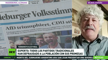 Experto: Todos los partidos tradicionales de Alemania defraudaron a la población con sus promesas