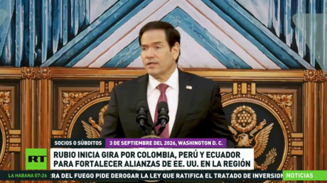 Rubio inicia gira por Colombia, Perú y Ecuador para fortalecer alianzas de EE.UU. en la región
