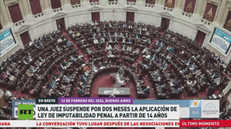 Juez argentina suspende por dos meses la aplicación de ley de imputabilidad penal a partir de los 14 años