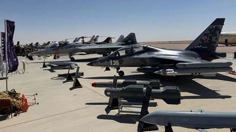 Rusia exhibe su caza de quinta generación en Egipto y encuentra un gran interés por el avión