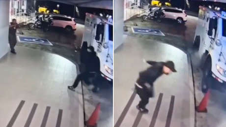VIDEO: Un asalto fallido a un camión blindado acaba en tiroteo