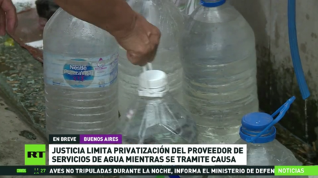 Justicia de Argentina limita privatización del proveedor de servicios de agua mientras se tramite la causa