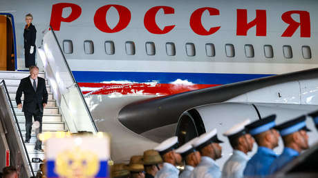 Putin llega a la India en vísperas de la cumbre de los BRICS