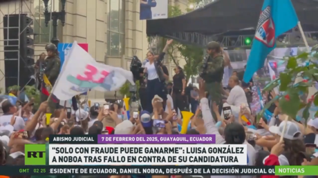"Solo con fraude puede ganarme": Luisa González a Noboa tras revés judicial
