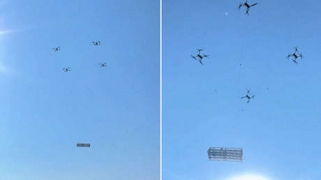 VIDEO: Así es como unos drones gigantes vuelan distribuyendo una carga brutal