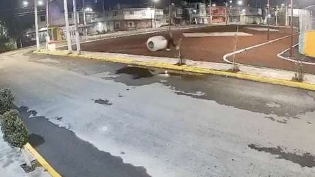 Captado 'in fraganti': insólito robo de un tanque de agua queda registrado EN VIDEO