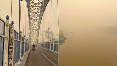 Parece Marte: humo de incendios cubre el cielo (VIDEO)