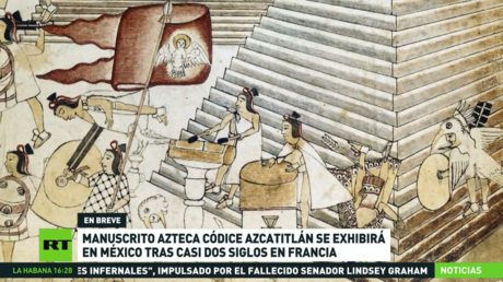 Manuscrito azteca Códice Azcatitlán se exhibirá en México tras casi dos siglos en Francia