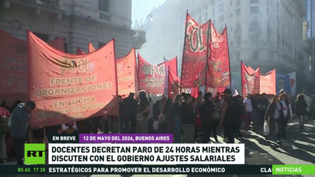 Docentes decretan paro de 24 horas en Argentina mientras discuten con el Gobierno ajustes salariales