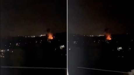 VIDEO: Explosión en Líbano tras ataque aéreo de Israel