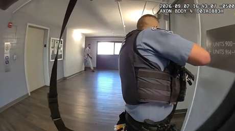 VIDEO EN PRIMERA PERSONA muestra enfrentamiento de la Policía con un asesino