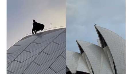 VIDEO: Captan asombrados a Batman 'cuidando' una capital desde su edificio más emblemático