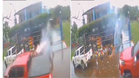 Frenética persecución: Captan en VIDEO tiroteo y fuga tras un violento asalto
