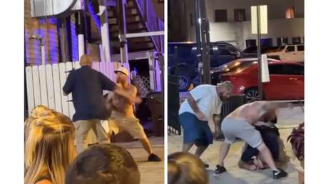 VIDEO: Brutal pelea con cuchillos estalla mientras suena la canción de country más tranquila