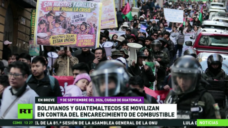 Bolivianos y guatemaltecos se movilizan en contra del encarecimiento de combustible