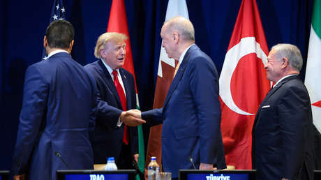 Trump tras saludar a Erdogan en la ONU: "Es un tipo duro, pero me cae bien"