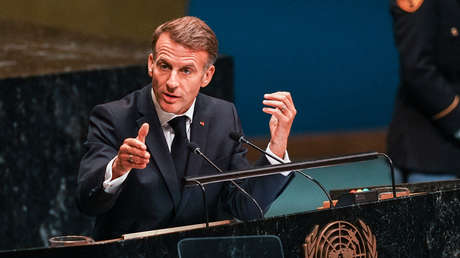 "¿Vamos a quedarnos de brazos cruzados y observar este espectáculo?": Qué dijo Macron en la ONU