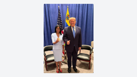 Delcy Rodríguez da detalles de su "histórica reunión" con Trump