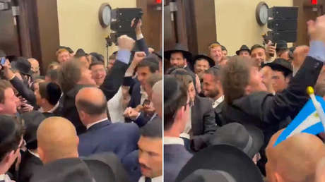"El pueblo de Israel vive": eufórico salto de Milei tras recibir premio por la defensa del pueblo judío (VIDEO)