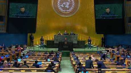 VIDEO: Zelenski se pronuncia ante una sala semivacía en la ONU