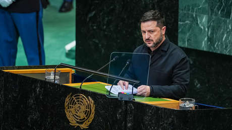 Al asesor de Zelenski no le gustaron unas butacas desgastadas en la ONU y cuestiona a toda la organización