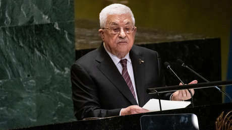 El presidente palestino se dirige a la Asamblea General de la ONU