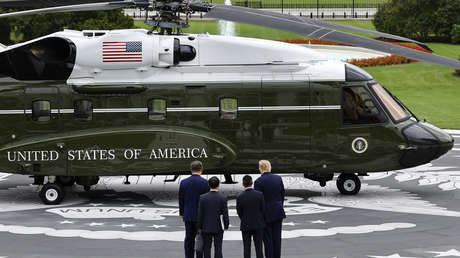 VIDEO: Trump le muestra a Xi el nuevo helipuerto de la Casa Blanca y lo invita a subir