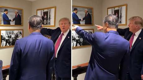 "¿Quién es ese?": VIDEO de cómo Trump intenta hacer reír a Xi