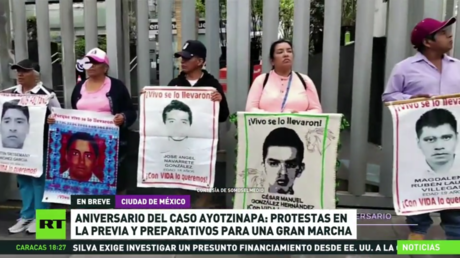 Aniversario del caso Ayotzinapa: protestas en la previa y preparativos para una gran marcha en México