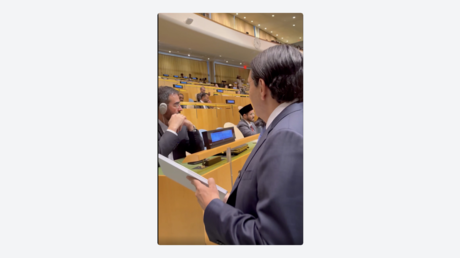 VIDEO: Embajador de Israel en la ONU intenta provocar a representante iraní y este reacciona así