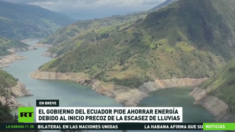 Ecuador pide ahorrar energía ante el inicio prematuro de la temporada seca