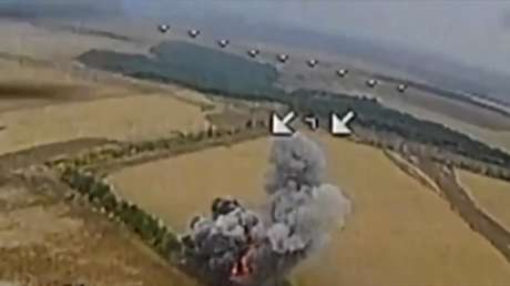 VIDEO: Bombas guiadas rusas acaban con un refugio y un puesto de control de drones enemigos