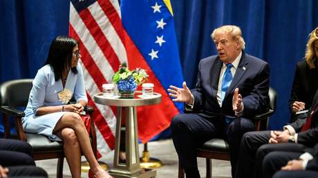 Trump dice que habló con Delcy Rodríguez sobre la celebración de elecciones