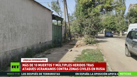 Más de 10 muertos y casi 30 heridos en ataques ucranianos contra zonas civiles de Rusia