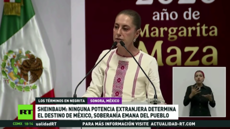 Sheinbaum: Ninguna potencia extranjera determina el destino de México