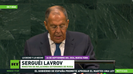Lavrov: Occidente destruyó el sistema de seguridad europea en su afán utópico de contener a Rusia